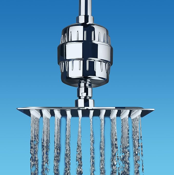 AquaBliss Replacement Multi-Stage Shower Filter Cartridge - Longest Lasting High Output Universal Shower Filter Reduces Chlorine & Toxins in SF220 or SF100. 1-Pack (SFC220)