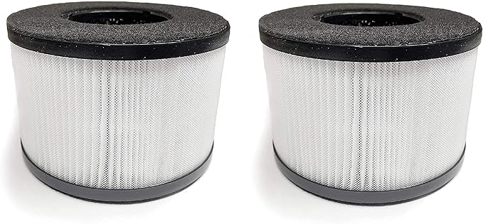 Nispira True HEPA Replacement Filter for Himox Air Purifier Model AP01 H01. 2 Packs