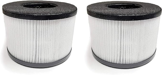 Nispira True HEPA Replacement Filter for Himox Air Purifier Model AP01 H01. 2 Packs
