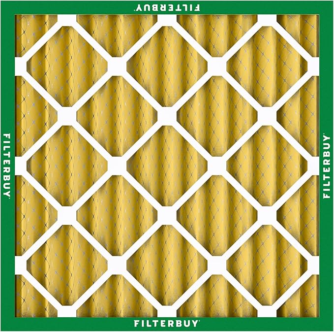 Filterbuy 24x24x2 Air Filter MERV 11 (MPR 1200) Allergen Defense Replacement (4-Pack), Electrostatic Pleated HVAC AC Furnace Filters, Made in USA (Actual Size: 23.38 x 23.38 x 1.75)