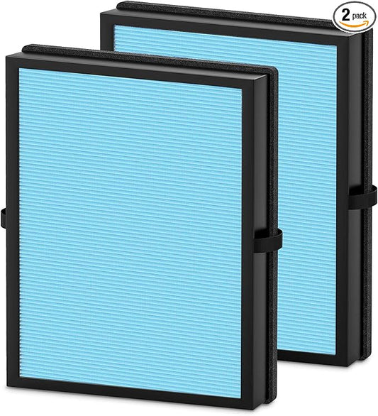 2 Pack MK04 Air Filter Replacement for AROEVE MK04 MG04JH DH-JH04 Air Puri-fier, 4-Layers Premium Filter for Dust, Pet Dander, Smoke for Bedroom and Office Standard Version, Replaces Part# MK04LX