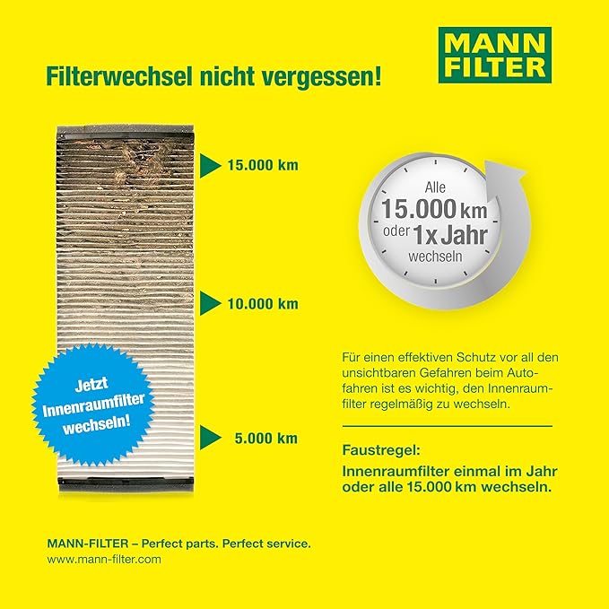 Mann Filter CUK 2941-2 Cabin Air Filter