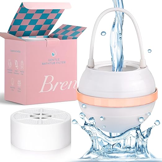 Bath Filter for Tub Faucet-11 Stage Bathtub Water Filter-Removes Contaminants, BPA Free, Purify Tub Bathwater for Healthy Skin & Hair, Baby & Kids