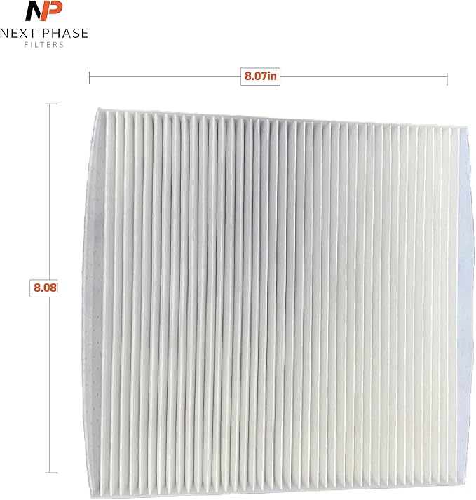 Cabin Air Filter Replacement Pack of 1 - Made in USA - Compatible with Various Toyota 4Runner, Tacoma, Dodge Dart & Pontiac Vibe 1.8L - Replaces O.E. 87139YZZ09, 8850801010, 88970273