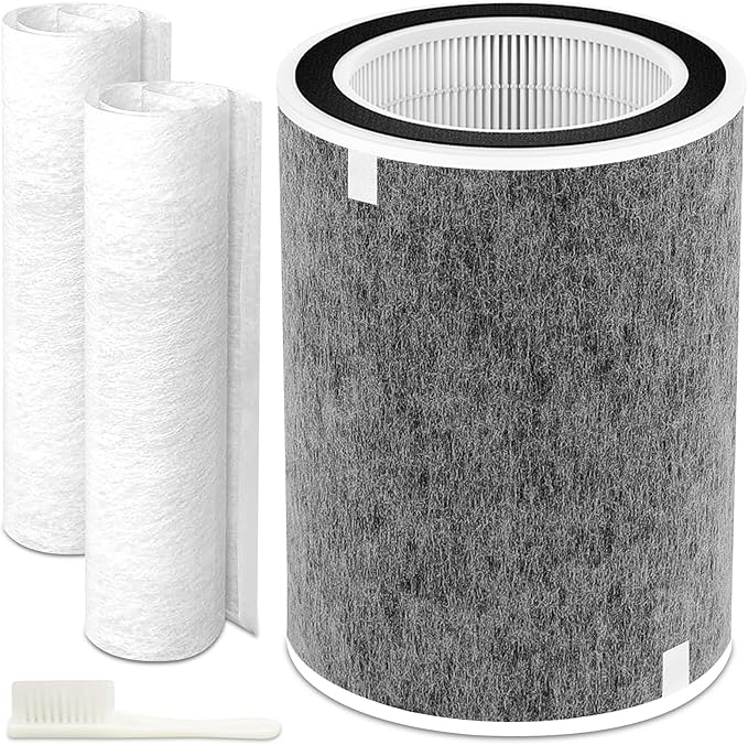 HP200 HP201 HP202 Replacement Filter Compatible with Shark HP200 Series, HP202 HP201 HP232 HP302, UA205 and HC502 Air Filter Replacement, Compare Part HE2FKBAS, HE2FKBASMB