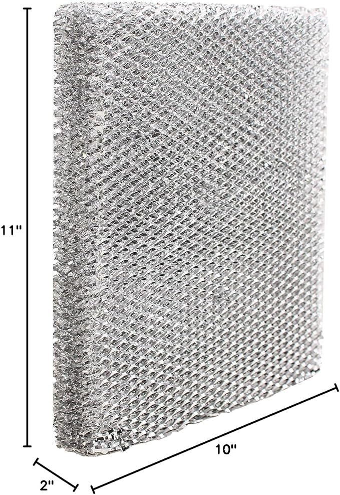 LifeSupplyUSA Humidifier Filter Replacement Evaporator Pad with Wick Compatible with Skuttle A04-1725-052 Model 2000 White-Rodgers, Goodman
