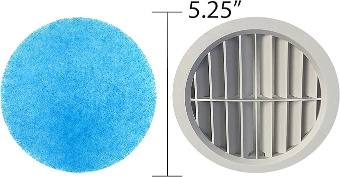 RV FT-525 RV Air Filter 5.25" Round Air Duct AC Filter Replacement (4 filters per pack) MERV 6 Air Filter | Made in USA…