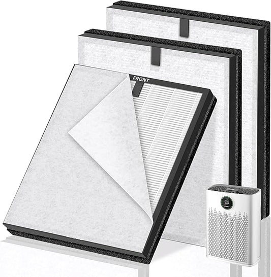 HAP603 Replacement Filter for ECOSELF HAP603 Air Purifier,3-in-1 H13 True HEPA High-Efficiency Activated Carbon Filter,3 Pack