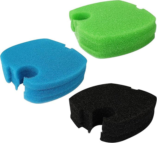 Aquarium Canister Filter Pad Sponges Compatible with SUNSUN HW-304B/404B/704B/3000 CF500 Polar Aurora 525 GPH Generic Filters - 9 Pcs