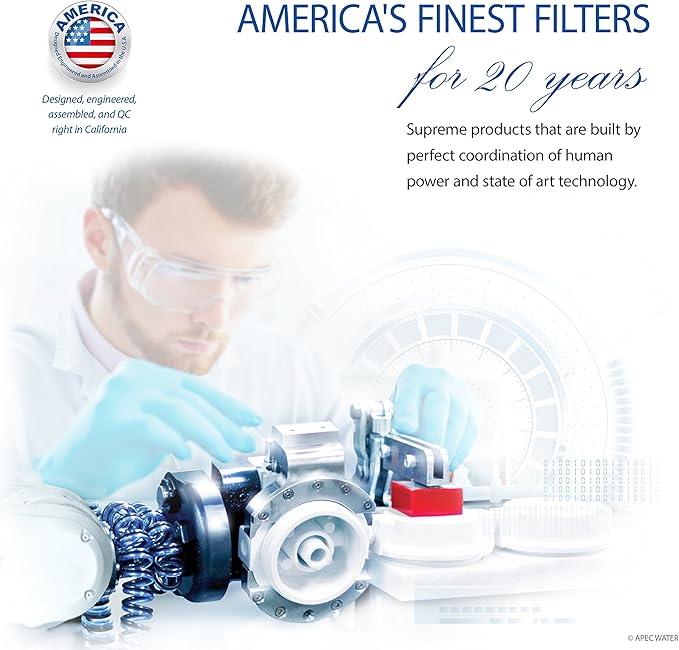 WFS-1000 Super Capacity Premium Quality 3 Stage Under-Sink Water Filter System