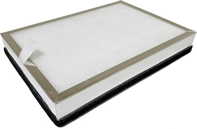 Nispira 25 True HEPA Activated Carbon Replacement Filter For MA Air Purifier 25 | Removes Smoke, Dust, Pollen | Size 9.75" x 6.75" x 1.40" | 2 Packs