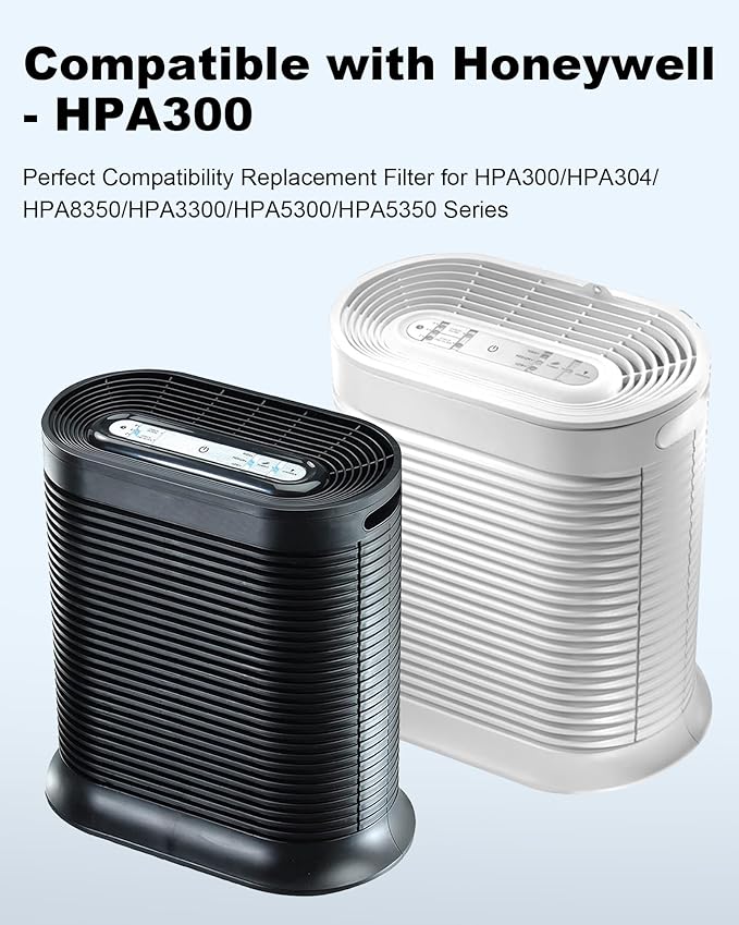 HPA300 Filter Compatible with Honeywell Purifier, Replacement Fit for HPA300 / HPA304 / HPA8350 / HPA5300 / HPA5350 Series