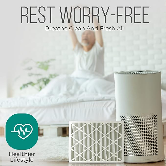 Furnace Filters 16x25x4 - HVAC Air Filter Replacement FC100A1029 Merv 11 with Homequip Easy Disposal Bag (3 Pack)