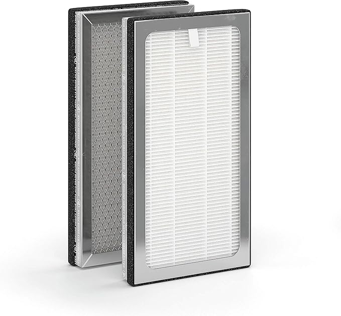 Medify Air MA-15 Genuine Replacement Filter | for Allergens, Wildfire Smoke, Dust, Odors, Pollen, Pet Dander | 3 in 1 with Pre-filter, H13 HEPA, and Activated Carbon for 99.7% Removal | 1-Pack