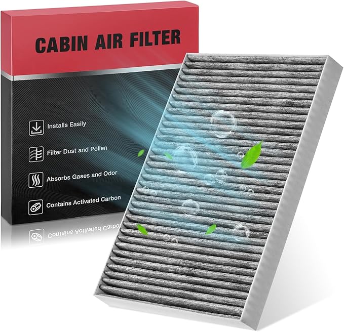 BDFHYK 1PC CF10368 Cabin Air Filter with Activated Carbon Compatible with Audi A4, A4 Quattro, Allroad Quattro, A6, A6 Quattro