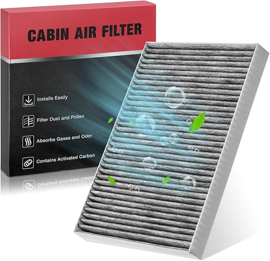 BDFHYK 1PC CF10368 Cabin Air Filter with Activated Carbon Compatible with Audi A4, A4 Quattro, Allroad Quattro, A6, A6 Quattro