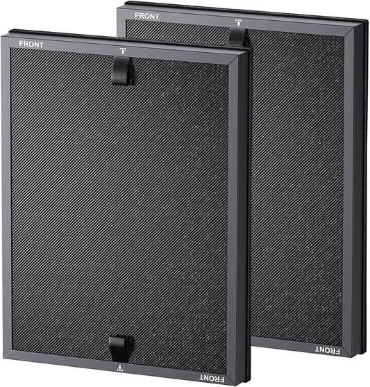 HAP602 Replacement Filter for ECOSELF HAP602 / HAP602WF Air Purifier, 3 IN 1, H13 True Hepa with High-Efficiency Activated Carbon and Pre-Filter, 2 Pack