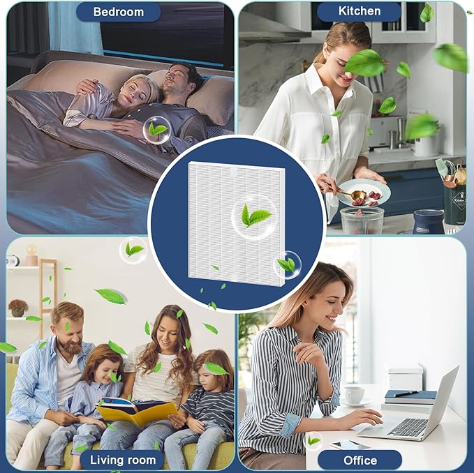 10 Pack C545 H13 HEPA Replacement Filter S Compatible with Winix C545 Air Purifi-er, Replaces Part 1712-0096-00 and 2522-0058-00