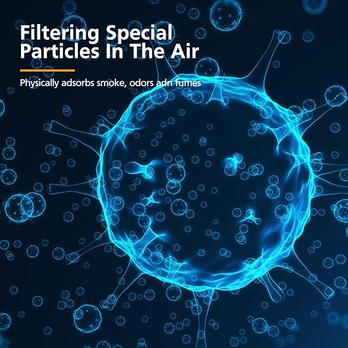 isinlive HP01 HP02 HEPA Filter Replacement Compatible with Dyson HP01 HP02 DP01 DP02 Desk Purifiers, Replaces Part # 968125-03, Fit for Dyson Pure Hot Cool Link Air Purifier Filter 2 Pack, Black