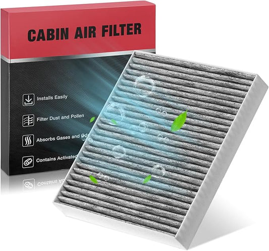 BDFHYK 1PC CF12151 Cabin Air Filter with Activated Carbon Compatible with Hyundai 2015-2019 Sonata, Compatible with Kia 2017 2018 2019 Cadenza
