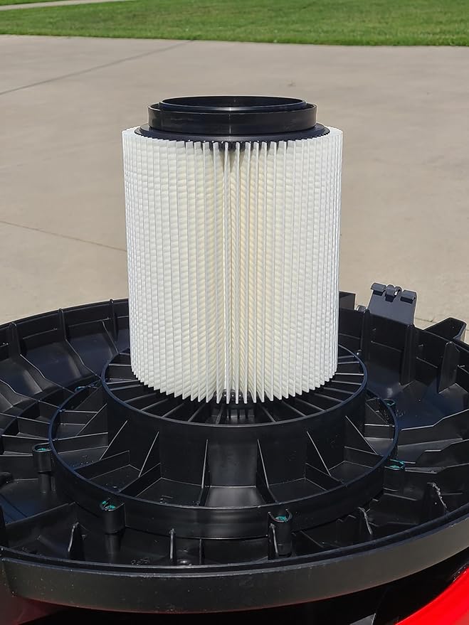 Replacement Filter for Craftsman and Ridgid Shop Vacs Part # 9-17816 & Part # VF4000, 1 Pack + Cap, Original Filter