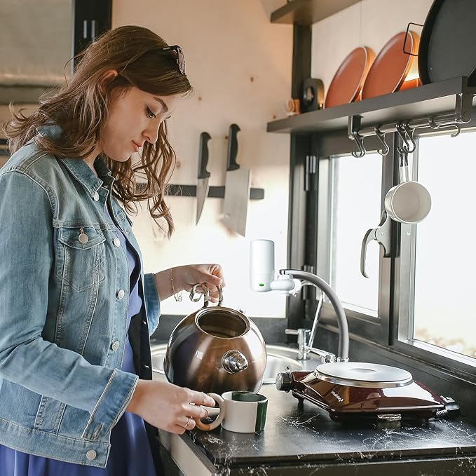 Faucet Water Filter Replacement for Brita®Faucet Filter，Brita® FR-200, FF-100 Replacement Filter-3 piece,white。 (FL-7027)