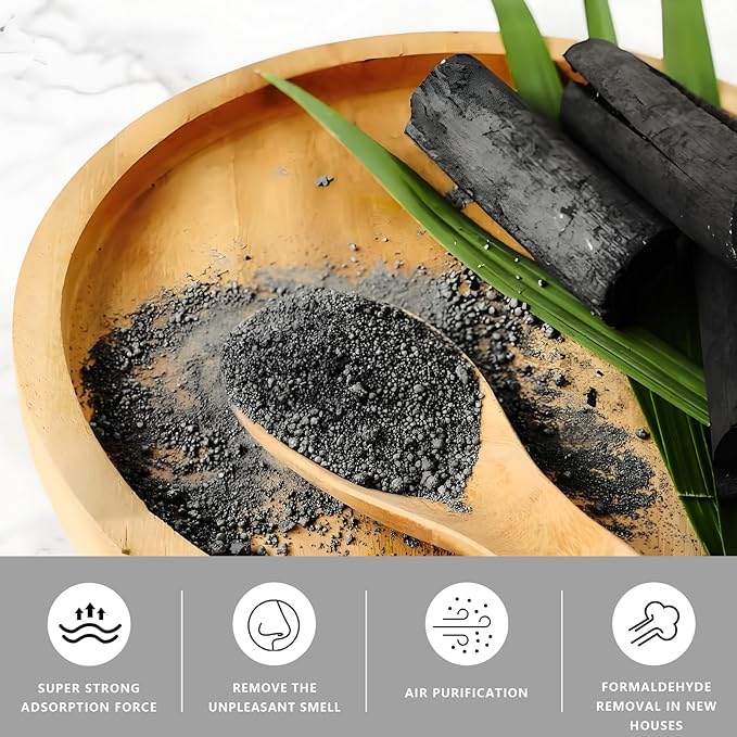 Premium Activated Carbon, 8 Ounces Activated Charcoal Bulk for Aquariums And Fish Tanks, Air Filtration Odor Scrubbing For Grow Tents Hydroponics Aquariums Ponds -Keep Water Crystal Clear (8 Ounces)