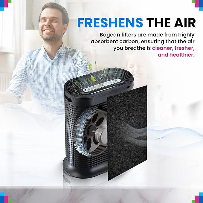 Cut to Fit Activated Carbon Filter Sheet 16” x 48” - Activated Carbon Air Filter for Air Purifiers Window AC Air Vent And More - Charcoal Filters Effectively Remove Odors & Freshens the Air (1-Pack)