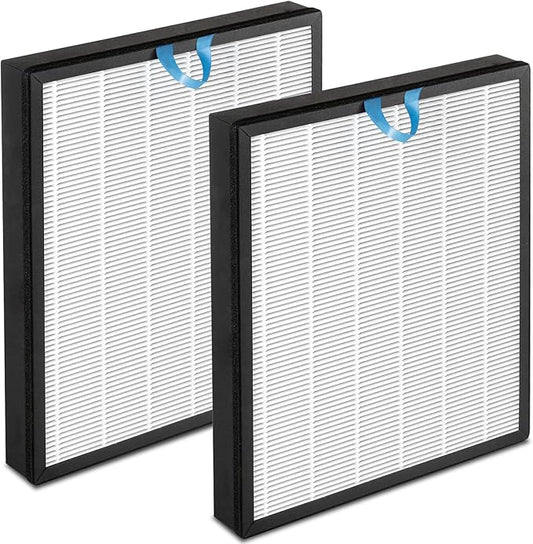 Vital 100S Replacement Filter Compatible with Levoit Smart WiFi Vital 100S Air Puri-Fier, 3-in-1 H13 Filter and High-Efficiency Activated Carbon Filter, Vital 100S-RF, 2 Pack.