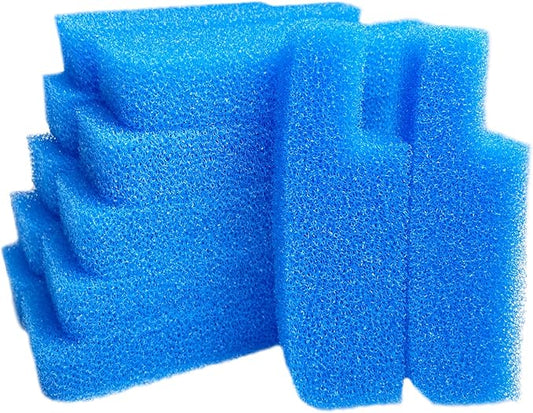 SHIGATSU 12 Pack Replacement Aquarium Sponge Foam Filter Pads for Seachem Tidal 35 Filter