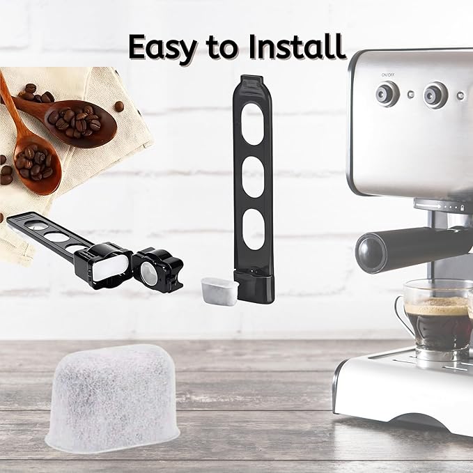 12 NISPIRA Replacement Activated Charcoal Water Filters for Cuisinart Coffee Machines, Compared to Cuisinart DCC-RWF