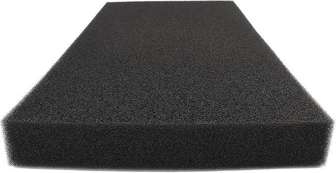 Aquarium Bio Sponge Pad Filter Media for Fish Tank,20/30/40PPI Open Cell Coarse Foam Block Foam Pre Filter Sponge (23" Lx 12.5" W x 2" H 40PPI)