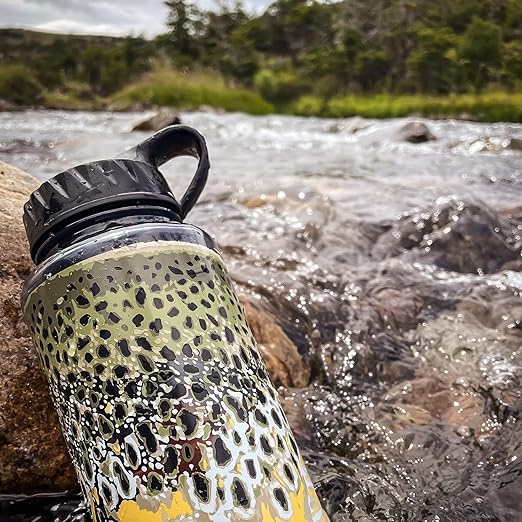 Epic Water Filters Nalgene OG Water Bottle with Filter, USA Made, BPA Free, Removes 99.99% Tap Water Contaminants, Forever Chemicals, Rep Your Water Art, 48 oz