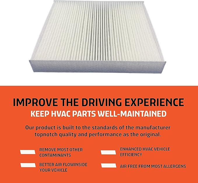 Cabin Air Filter Replacement - Pack of 1 - Made in USA - Compatible with Various Chevrolet, Buick & Cadillac Car Models - Replaces O.E. 13271190, CF181