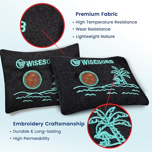 100g x 5pcs Rechargeable Desiccant Packs, Reusable Car Dehumidifier Bags Color Indicating Silica Gel Packets Moisture Absorbers for Storage Bins, Suitcase, Safe, 3D Filaments, Electronics