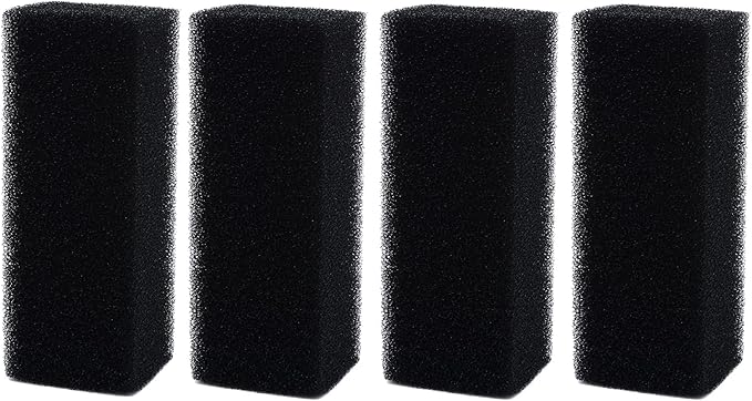 ALEGI Aquarium Bio Sponge Filter Media, Replacement Foam Insert Fit for 110 / Filters,30 PPI (AC110-4pcs)