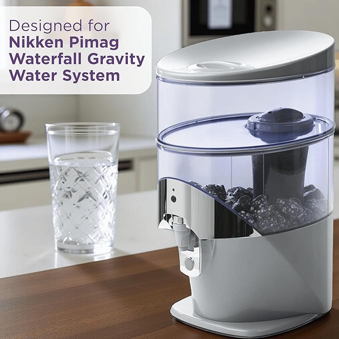 Mineral Stones Replacement 13562 for Nikken Water Filter Replacement,Home Water Filtration System Rocks and Minerals,Alkaline Drinking Remineralizer for Kitchen Countertop Dispenser & Purifier, 2 Pack