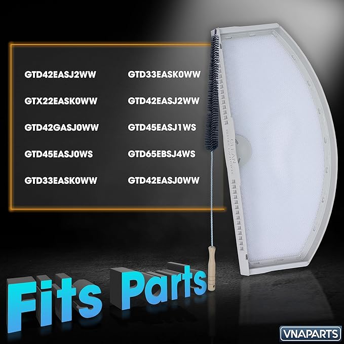 GTD42EASJ2WW GTX22EASK0WW GTD42GASJ0WW GTD45EASJ0WS GTD33EASK0WW GTD65EBSJ2WS GTD65EBSJ1WS Dryers Lint Filter Replaces For GE, HotPoint WE03X23881 HTX21EASK0WW GTD65EBSJ3WS GTD65GBSJ1WS GTD72EBSN0WS