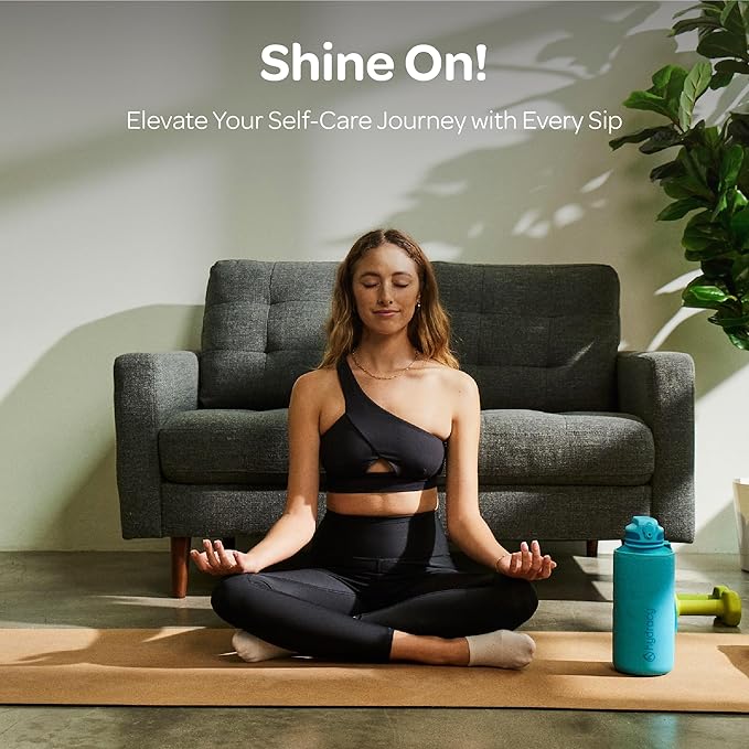 Hydracy Water Bottle with Time Marker -Large BPA Free Water Bottle & No Sweat Sleeve -Leak Proof Gym Bottle with Fruit Infuser Strainer & Times to Drink -Ideal for Fitness Sports & Outdoors