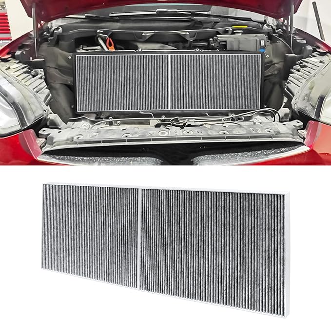 Air Filter Compatible with Tesla Model X 2015 2016 2017 2018 2019 2020 Cabin Air Filter HEPA Air Intake Filter Replacement with Activated Carbon