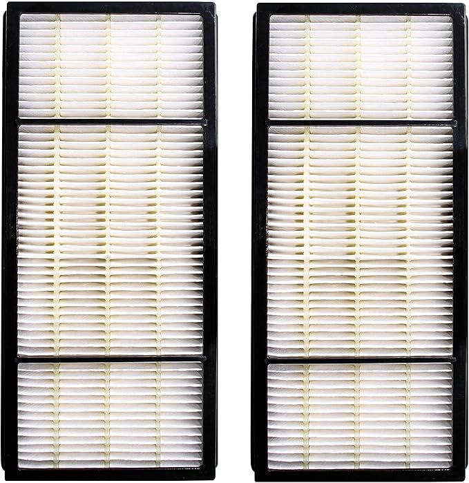 LifeSupplyUSA 1-Pack HEPA Air Filter Replacement, Advanced Filtration for Cleaner Compatible with Honeywell HPA and HHT Series for Healthier Home Air, Easy Install & Eco-Friendly (2-Pack)