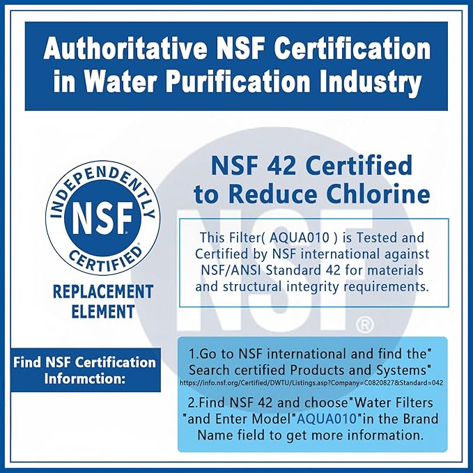 EDRARXD1 Water Filter Replacement, Compatible with EDRARXD1, Filter A, EDRARXD1B 1 PACK