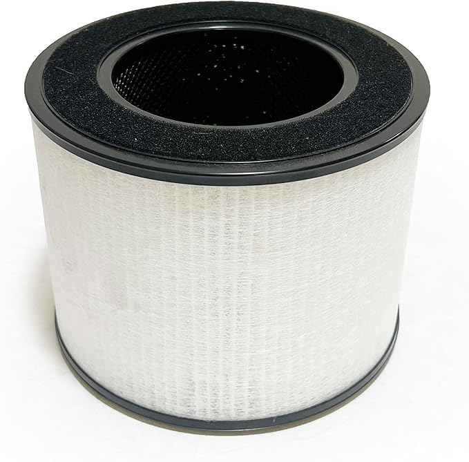 Nispira AS-FL206001-01 3-In-1 True HEPA Filter Replacement Compatible with Clarifion AerClear Air Purifier AS-AC207701-01 | Removes Smoke, Chemical VOCs, Odor | 1 Pack