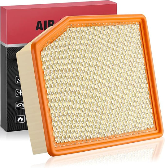 BDFHYK CA12404 Engine Air Filter Compatible with Cadillac Escalade ESV & Chevrolet Silverado 1500 Suburban Tahoe & GMC Sierra 1500 Yukon, 2019-2023, 2.7L 4.3L 5.3L 6.2L, Replace# PA99417, 84121217