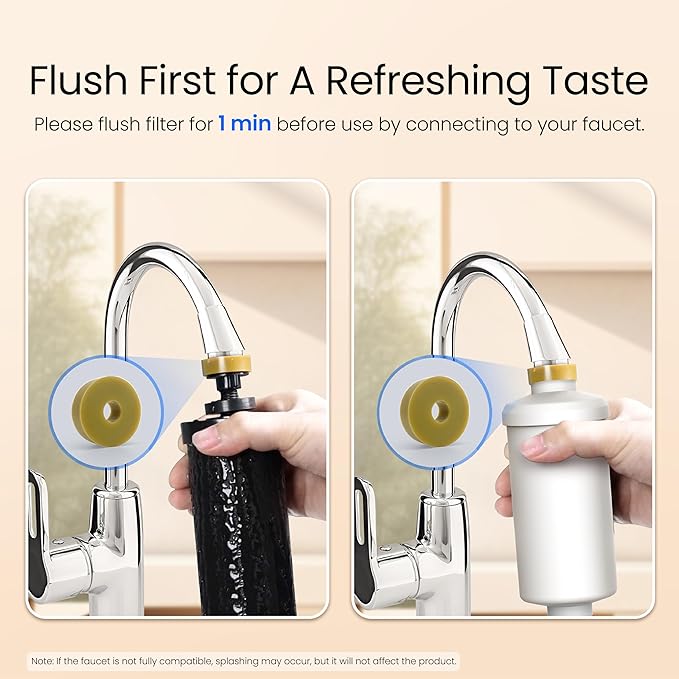 Waterdrop 1.5 Gallons Gravity-fed Water Filter System, NSF/ANSI 42&372 Standard, Stainless-Steel Travel System with 4 Filters, Metal Spigot and Stand, Reduces Up to 99% Chlorine-King Tank Series