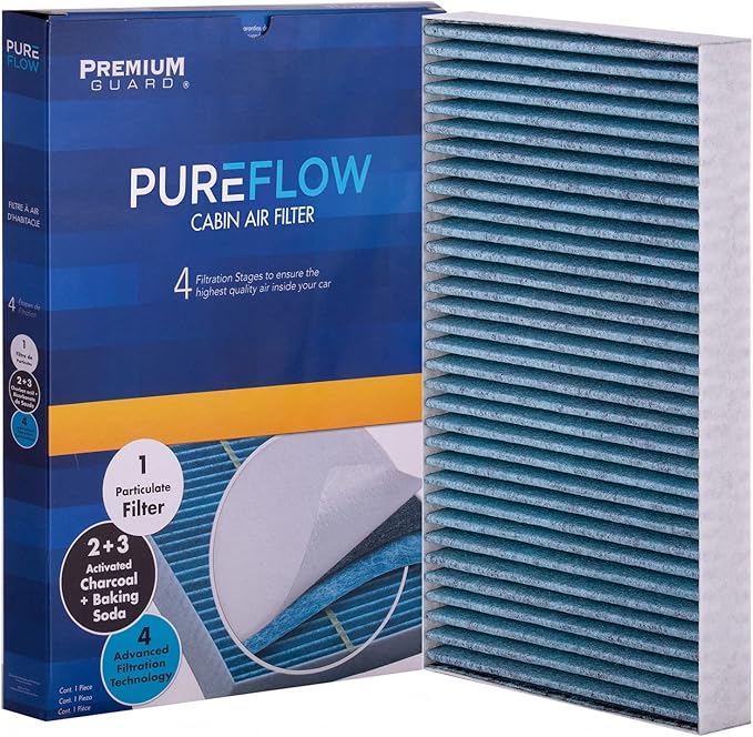 PureFlow Cabin Air Filter PC99302X | Fits 2014-2024 Maserati Quattroporte, 2014-2022 Ghibli, 2017-2023 Levante