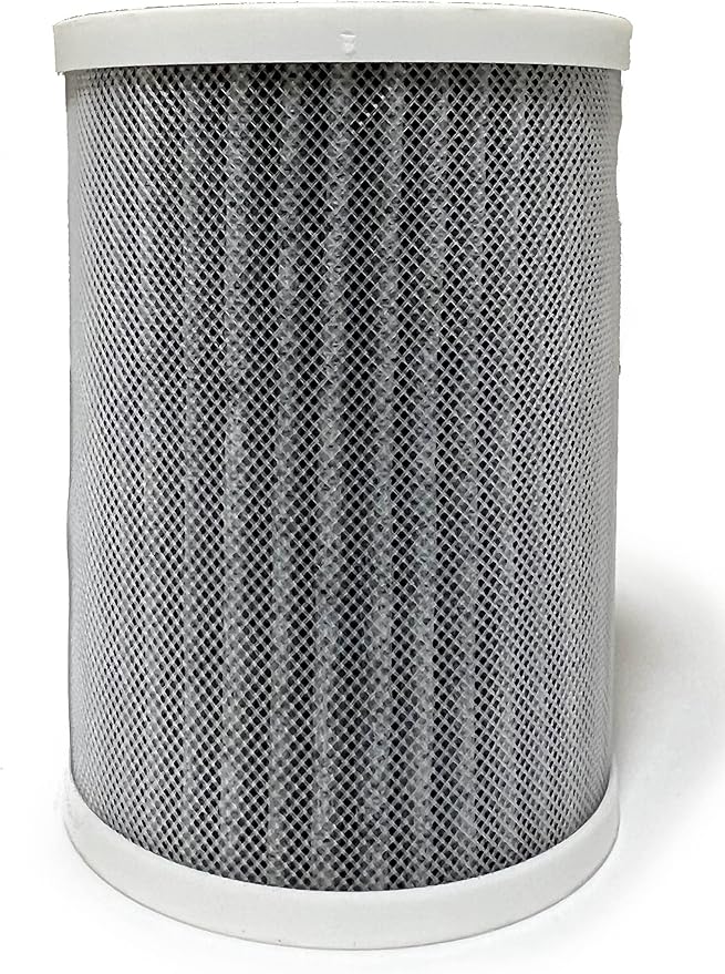 Nispira PEPERSFIL Purezone Replacement Filters For Car Air purifier Pure Enrichment Air Purifier Mini Portable (PEPERSAP) 3-in-1 HEPA Activated Carbon, 4 Packs