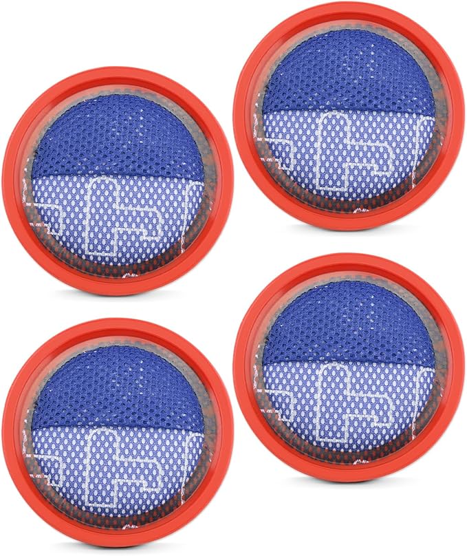 4 Pack Replacement Filters Fit for POWEART N7S N7P N700 Vacuum Cleaner
