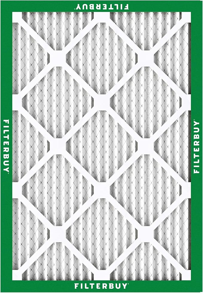 Filterbuy 21x22x1 Air Filter MERV 8 (MPR 700) Dust Defense Replacement (1-Pack), Electrostatic Pleated HVAC AC Furnace Filters, Made in USA (Actual Size: 20.50 x 21.50 x 0.75)