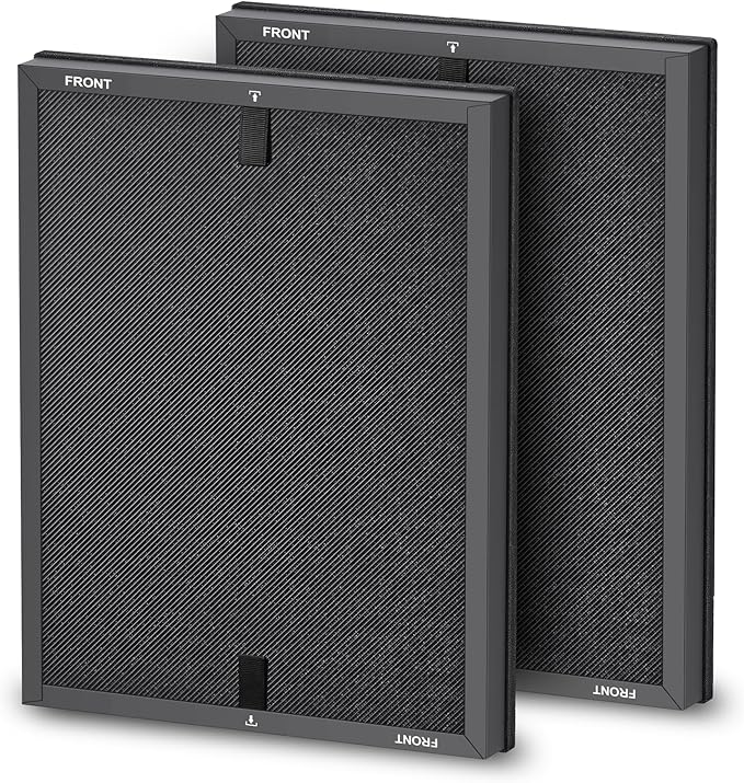 HAP602 Replacement Filter for ECOSELF HAP602/ HAP602WF Air Purifier, True Hepa 3-IN-1 H13 Filter Replacement, High-Efficient Filtration for Home, 2 Pack